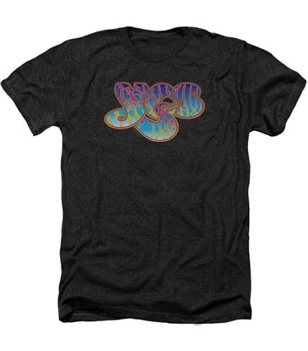 YES Tシャツ Amazon.com: YES T Shirt Classic Blue Band Logo Official Mens Black